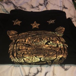 black long sleeve, sweater